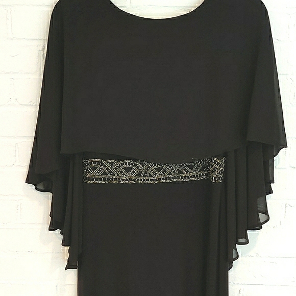 Sangria Black Formal Gown